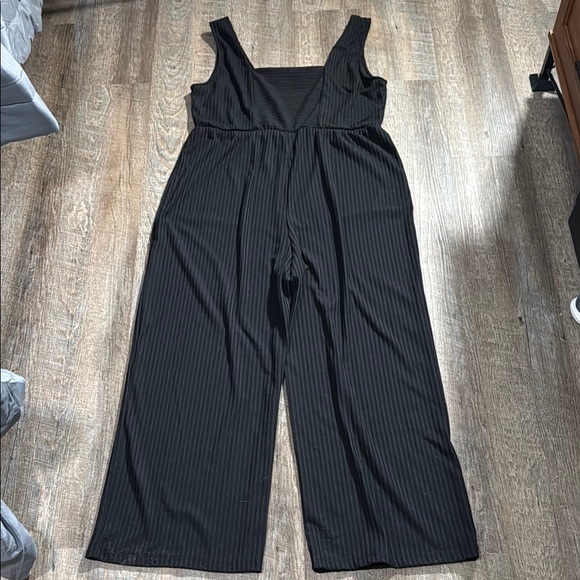 Wild Fable Black Pinstripe Jumpsuit - Picture 6 of 8